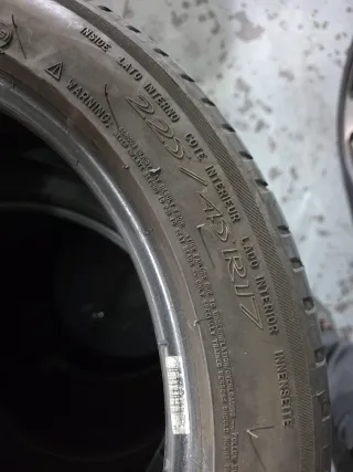 4 Neumático Michelin Radial Tubeless