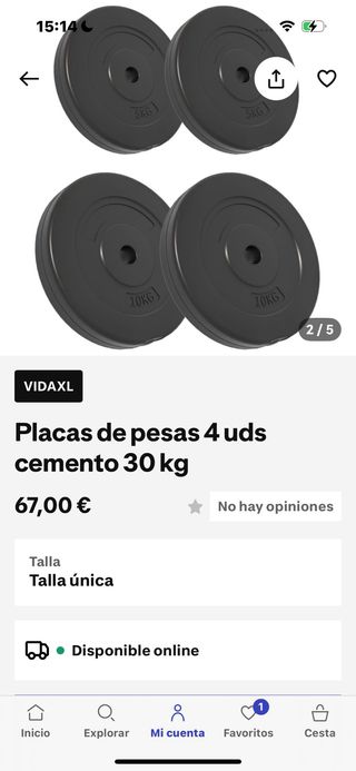 Banco musculación + 60,5 kg pesas