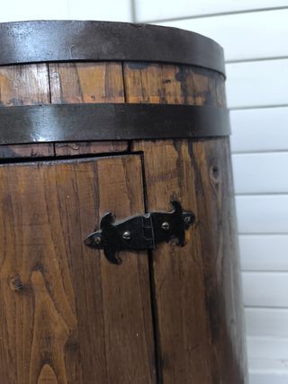 Mueble Bar Barril Vintage. Madera
