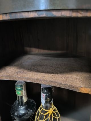 Mueble Bar Barril Vintage. Madera