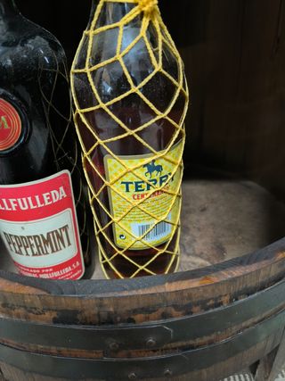 Mueble Bar Barril Vintage. Madera