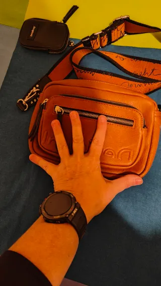 Bolso Desigual Marrón y Negro