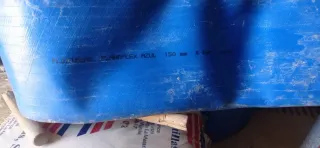 2 rollos de Manguera plana reforzada 150mm