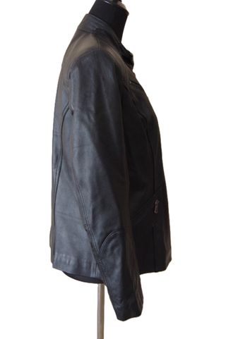 Chaqueta de cuero Sir Raymond Taylor Negra