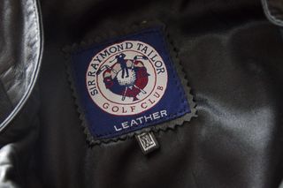 Chaqueta de cuero Sir Raymond Taylor Negra