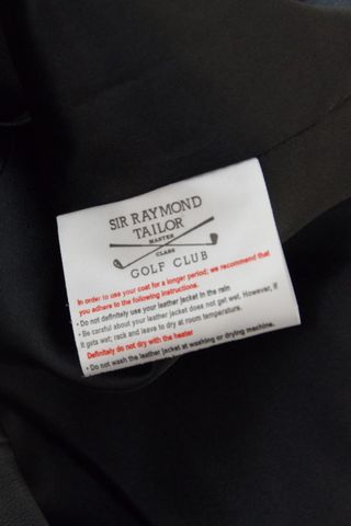 Chaqueta de cuero Sir Raymond Taylor Negra