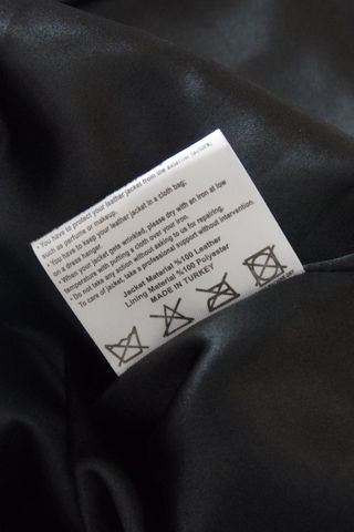 Chaqueta de cuero Sir Raymond Taylor Negra