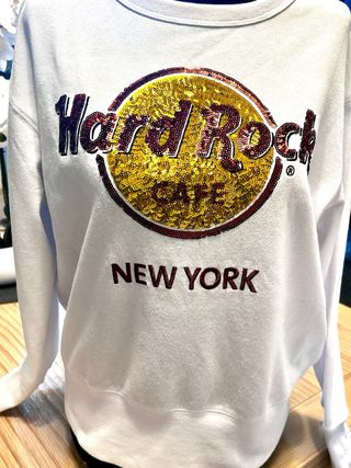 Sudadera Hard Rock Cafe New York Lentejuelas