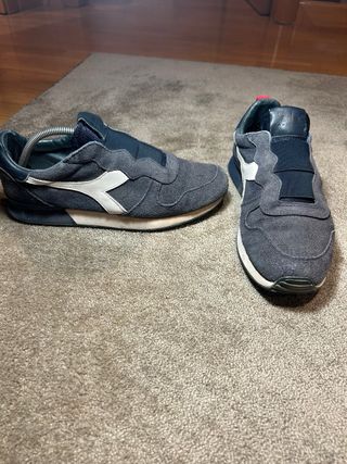 Zapatillas Diadora Hombre Gris/Blanco