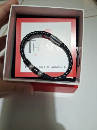 Bracciale Thiago Gioielli intrecciato per uomo