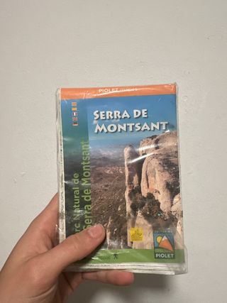 Mapa Serra de Montsant Piolet