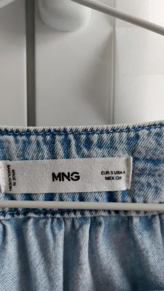 Mango - Blusa vaquera