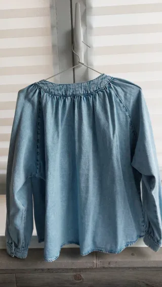 Mango - Blusa vaquera