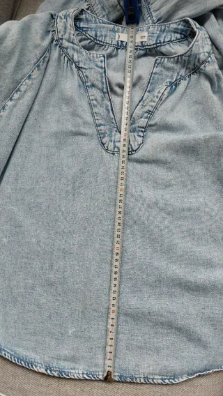 Mango - Blusa vaquera