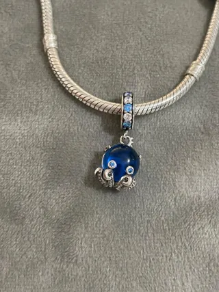 Colgante Pulpo Azul
