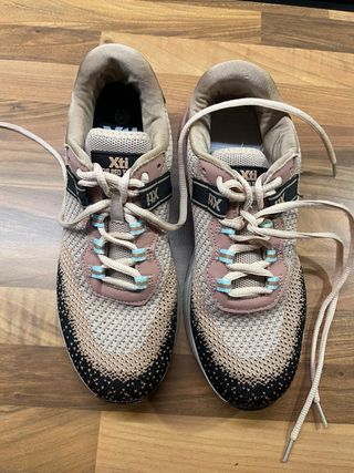 Deportivas XTI Mujer Talla 38 Beige/Rosa