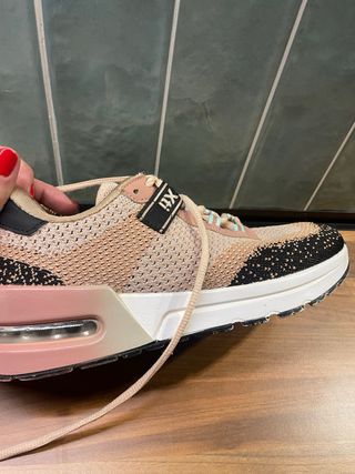 Deportivas XTI Mujer Talla 38 Beige/Rosa