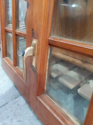 Ventanas madera de pino arqueadas