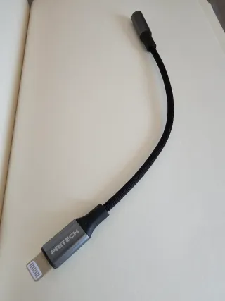 Adaptador Cable Lightning a Auriculares PROTECH