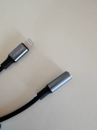 Adaptador Cable Lightning a Auriculares PROTECH