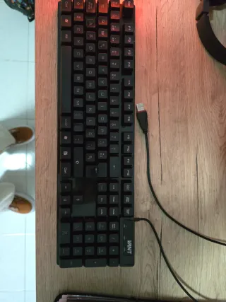 Teclado VANT QWERTY Negro