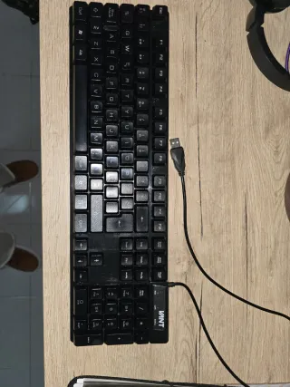 Teclado VANT QWERTY Negro