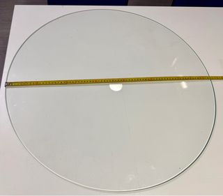 Cristal Mesa Camilla Redondo Transparente