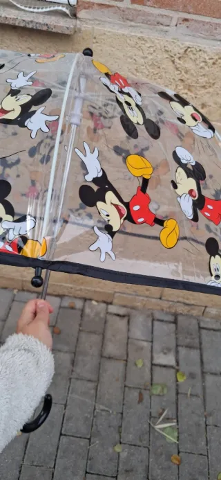 Paraguas Transparente Disney Mickey Mouse