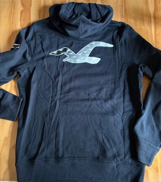 Sudadera Hollister Negra Talla M