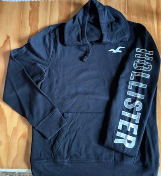 Sudadera Hollister Negra Talla M