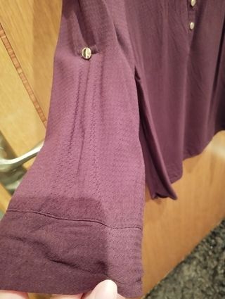 Camisa burdeos talla S