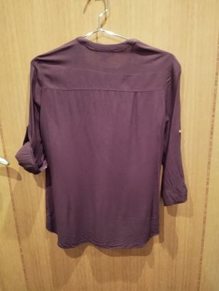 Camisa burdeos talla S