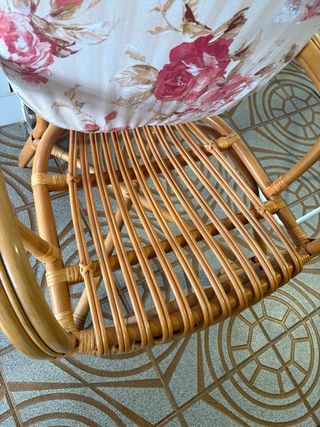 Silla bambú vintage