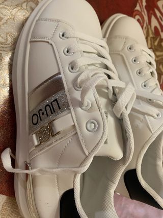 Liu Jo Scarpe Donna Argento/Bianche Tg 40