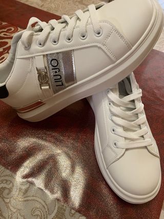 Liu Jo Scarpe Donna Argento/Bianche Tg 40
