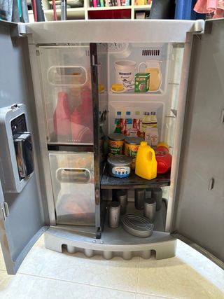 Frigorífico Juguete y Lote Comiditas Plástico