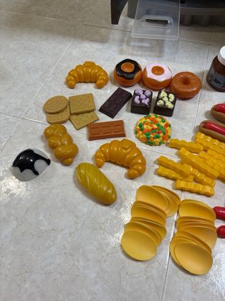 Frigorífico Juguete y Lote Comiditas Plástico