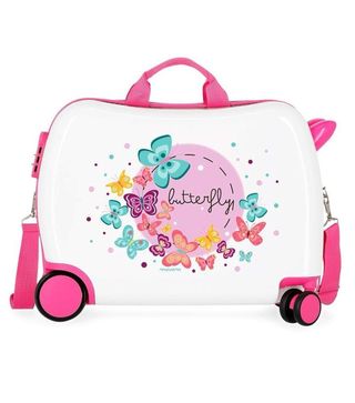Maleta de Cabina Movom Mariposas Rosa