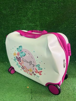 Maleta de Cabina Movom Mariposas Rosa