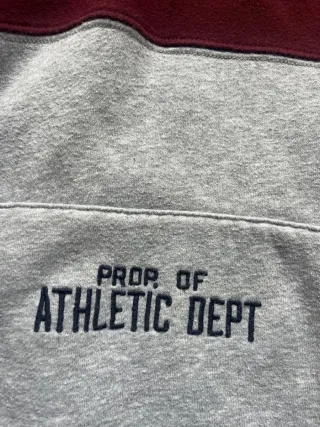 Sudadera GAP Tricolor Vintage Roja Gris Azul S