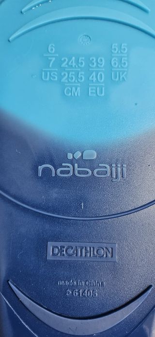 Aletas natación cortas Nabaiji Silifins 500, 39-40