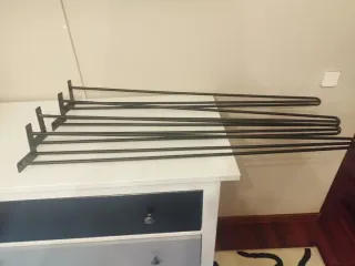 Patas para mesa 101,6cm Acero Negro