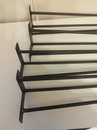 Patas para mesa 101,6cm Acero Negro