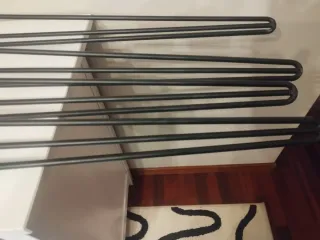 Patas para mesa 101,6cm Acero Negro