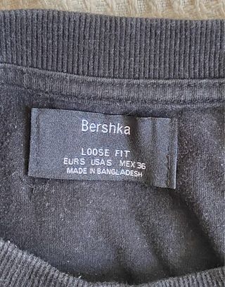 Camiseta negra manga corta