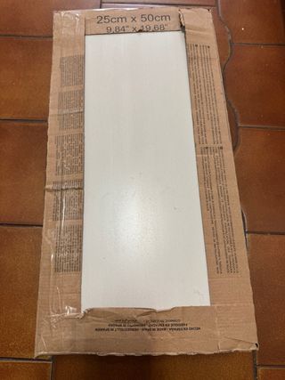 Azulejo Baño Blanco Elia Pearl 25x50cm