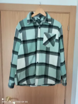 Camisa de cuadros hombre