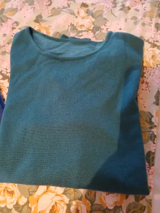 2 maglie lana 100% donna girocollo