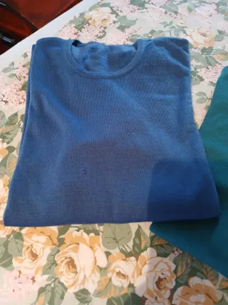 2 maglie lana 100% donna girocollo