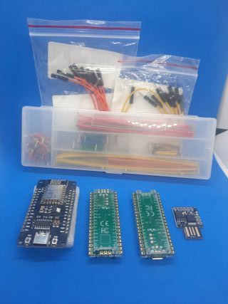 KIT 2 Raspberry Pi Pico,ATTINY85 y ESP32 Kit+Cable